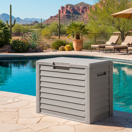 IRIS® 35gal. Gray Outdoor Deck Delivery Storage Box